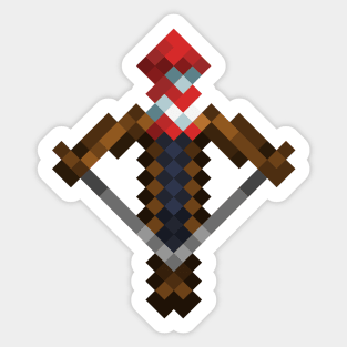 Minecraft Firework in Crossbow Sticker